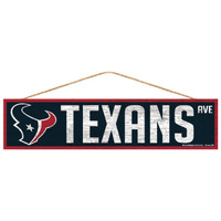 Houston Texans Sign 4x17 Wood Avenue Design