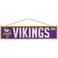 Minnesota Vikings Sign 4x17 Wood Avenue Design