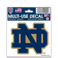 Notre Dame Fighting Irish Decal 3x4 Multi Use