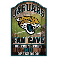 Jacksonville Jaguars Sign 11x17 Wood Fan Cave Design