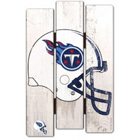 Tennessee Titans Sign 11x17 Wood Fence Style