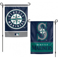 Seattle Mariners Flag 12x18 Garden Style 2 Sided - Special Order