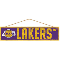 Los Angeles Lakers Sign 4x17 Wood Avenue Design