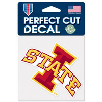 Iowa State Cyclones Decal 4x4 Perfect Cut Color