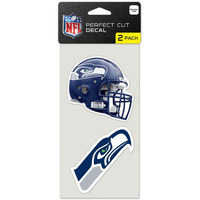 Seattle Seahawks Set of 2 Die Cut Decals