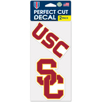 USC Trojans Decal Die Cut Set of 2