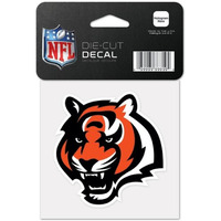 Cincinnati Bengals Decal 4x4 Perfect Cut Color - Special Order