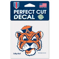 Auburn Tigers Decal 4x4 Perfect Cut Color College Vault Design
