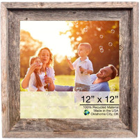 12X12 Natural Weathered Grey Picture Frame