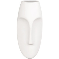 Ceramic Coated Face Wall Sculpture