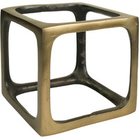 Jumbo Cast Aluminum Square Sculpture