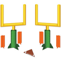 3-D Football Goal Post Centerpieces