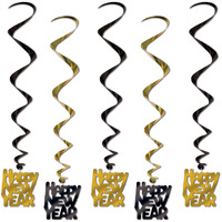 Happy New Year Whirls