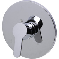 ALFI brand AB3001-PC Polished Chrome Shower Valve Mixer with Rounded Lever Handle