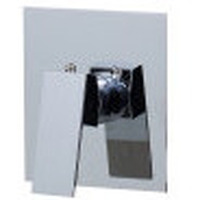 ALFI brand AB5501-PC Polished Chrome Shower Valve Mixer with Square Lever Handle
