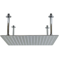 ALFI brand RAIN20S-PSS 20" Square Polished Solid Stainless Steel Ultra Thin Rain Shower Head
