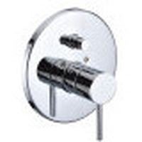 ALFI brand AB1701-PC Polished Chrome Pressure Balanced Round Shower Mixer with Diverter