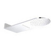 ALFI brand RAIN10RW-PC Polished Chrome 10" Wall-Mounted Square Waterfall Rain Shower Head