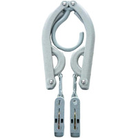 4pc Portable Clothes Hanger Foldable Drying Rack Travel Clothes Hanger with Clip