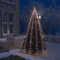 vidaXL Christmas Tree Net Lights with 250 LEDs 98.4"