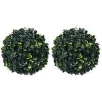 vidaXL Artificial Boxwood Balls 2 pcs 8.7"