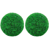 vidaXL Artificial Boxwood Balls 2 pcs 10.6"