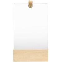 vidaXL Wall Mirror Solid Pinewood 9.1"x15.6"