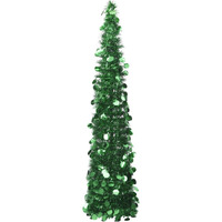 vidaXL Pop-up Artificial Christmas Tree Green 6 ft PET