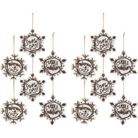 Snowflake Ornament (Set of 12)
