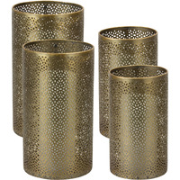 Metal Candle Holder (Set of 4)