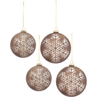 Glass Ball Ornament (Set of 4)