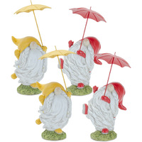 Gnome w/Umbrella (Set of 4)