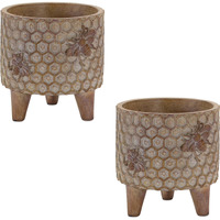 Decorative Pot w/Legs (Set of 2)