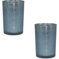 Glass Candle Holder (Set of 2)