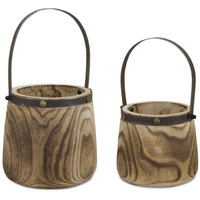 Decorative Pail (Set of 2)