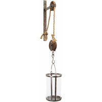 Pulley Mounted Canister Candle Holder