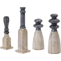 Stone Candle Holder (Set of 4)