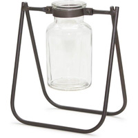 Jar Vase in Stand (Set of 2)
