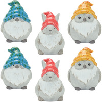 Terracotta Animal Gnome (Set of 6)