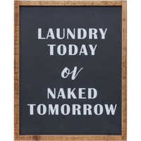 Wooden Laundry Sign