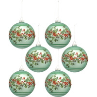 Glass Ball Ornament (Set of 6)