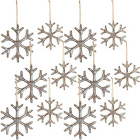 Snowflake Ornament (Set of 12)
