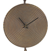 Bronze Metal' Wall Clock