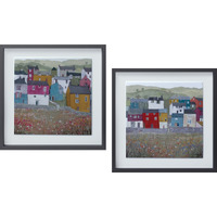 Framed House Print (Set of 2)