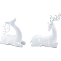 Modern Deer Figurine (Set of 2)