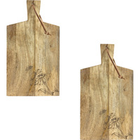 Mango Wood Cutting Board (Set of 2)