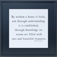 Proverbs 24 Plaque