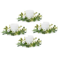 Mixed Floral Wreath (Set of 4)
