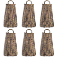 Willow Wall Basket (Set of 6)