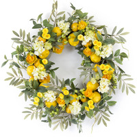 Lemon/Floral Wreath